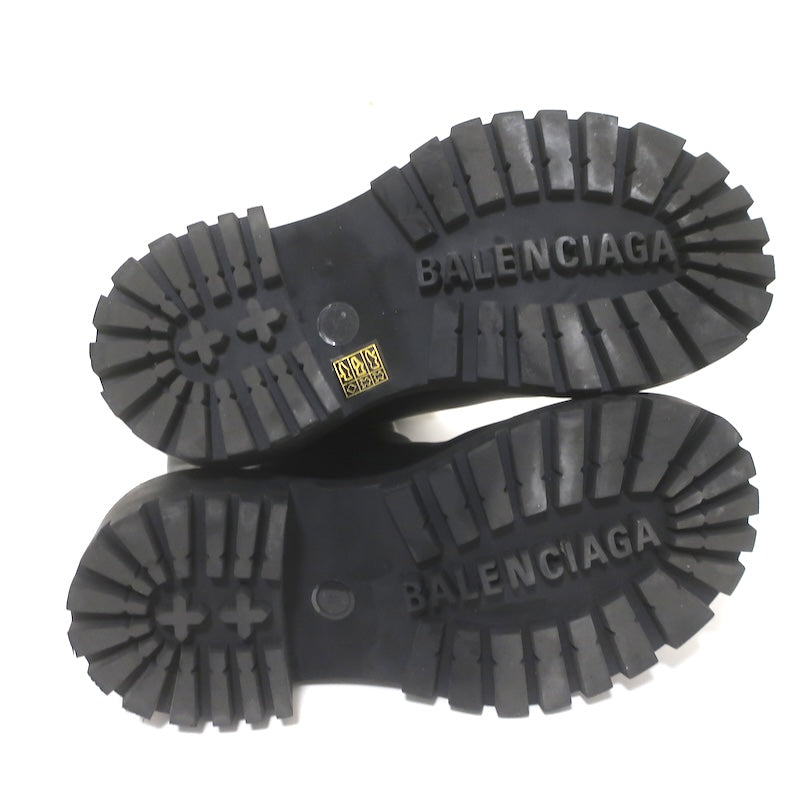 Balenciaga Hummer Boots Black Leather Size 40 US 9/10