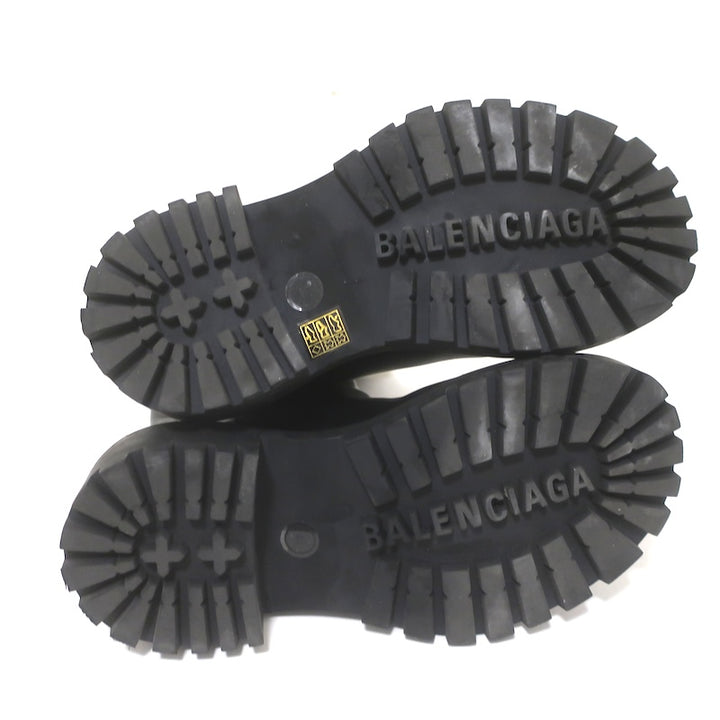Balenciaga Hummer Boots Black Leather Size 40 US 9/10