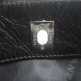 Chanel Portobello East West Tote Bag Black Quilted Glazed Calfskin and Tweed