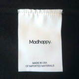 Madhappy Coachella Big Heart Fleece Hoodie Sweatshirt Black Size Large Unisex