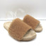 Jenni Kayne Shearling Slide Sandals Natural Size 41