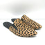 Jenni Kayne Mules Cheetah Print Calf Hair Size 39 Pointed Toe Flats