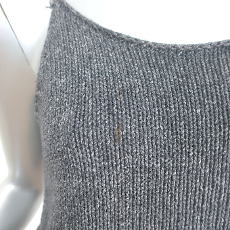 Jenni Kayne Knit Tank Top Dark Gray Size Extra Small