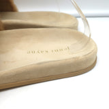 Jenni Kayne Shearling Slide Sandals Natural Size 41