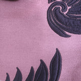 Authentic Dries Van Noten jacquard two-button blazer in orchid purple silk-blend, pre-owned with tailored luxe silhouette