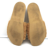 Jenni Kayne Shearling Slide Sandals Natural Size 41