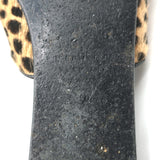 Jenni Kayne Mules Cheetah Print Calf Hair Size 39 Pointed Toe Flats