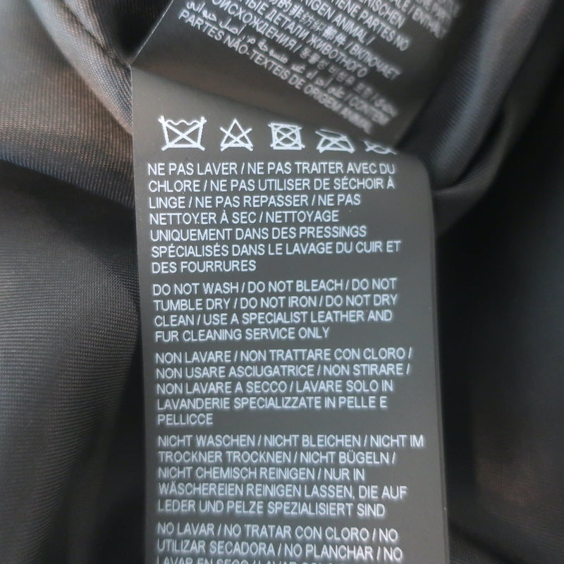 Saint Laurent High Waist Lamb Leather Pants Black Size 38 NEW