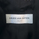 Dries Van Noten jacquard two-button blazer in orchid silk-blend, authentic pre-loved, size 36