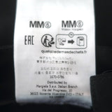 MM6 Maison Margiela Logo-Embroidered Straight Leg Pants Black Twill Size 36