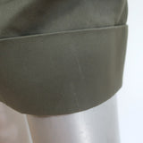 Alexander McQueen Pleated Panama Shorts Olive Cotton Size 42