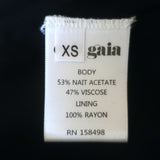 Cult Gaia Alondra Gown Black Crepe Size Extra Small Sleeveless Maxi Dress NEW