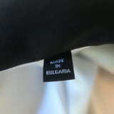 Emporio Armani Trompe L'oeil Printed Jacket Black Techno Cady Size 42