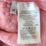 Bottega Veneta pre-owned jacquard towelling jacket in bubblegum pink, authentic luxury, size XS