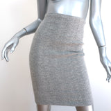 Robert Rodriguez Skirt Suit Heather Gray Cotton-Wool Size 0