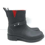 Rag & Bone Moto Rain Boots Black Rubber Size 36