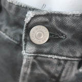 MM6 Maison Margiela High Rise Straight Leg Jeans Washed Black Denim Size 29