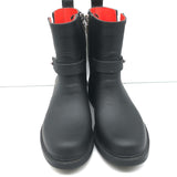 Rag & Bone Moto Rain Boots Black Rubber Size 36