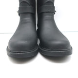 Rag & Bone Moto Rain Boots Black Rubber Size 36