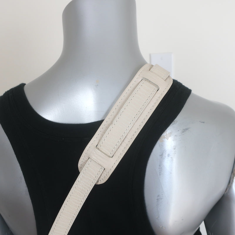 Louis Vuitton Mini Lin Saumur 30 Crossbody Bag Ecru Monogram Canvas
