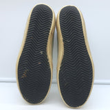 Golden Goose Superstar Flag Sneakers Silver Metallic Leather Size 38