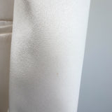 Alice + Olivia Denny Boyfriend Blazer Cream Satin Size 0 One-Button Jacket