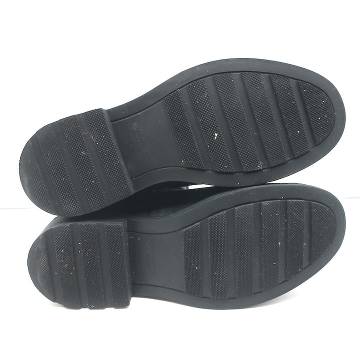 Rag &amp; Bone Moto Rain Boots Black Rubber Size 36