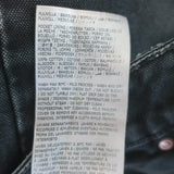 MM6 Maison Margiela High Rise Straight Leg Jeans Washed Black Denim Size 29