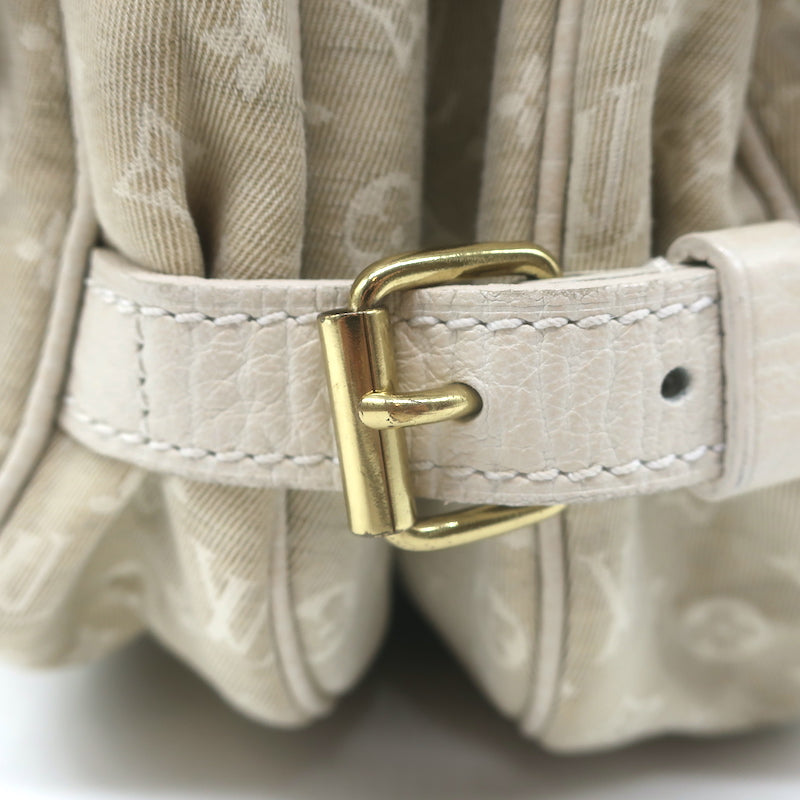 Louis Vuitton Mini Lin Saumur 30 Crossbody Bag Ecru Monogram Canvas