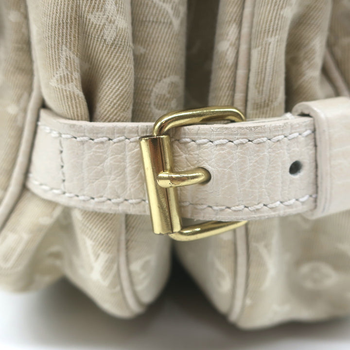 Louis Vuitton Mini Lin Saumur 30 Crossbody Bag Ecru Monogram Canvas
