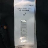 MM6 Maison Margiela High Rise Straight Leg Jeans Washed Black Denim Size 29