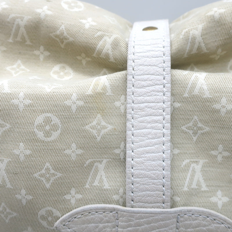 Louis Vuitton Mini Lin Saumur 30 Crossbody Bag Ecru Monogram Canvas