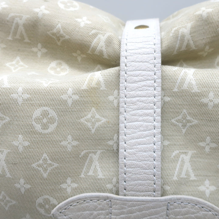 Louis Vuitton Mini Lin Saumur 30 Crossbody Bag Ecru Monogram Canvas