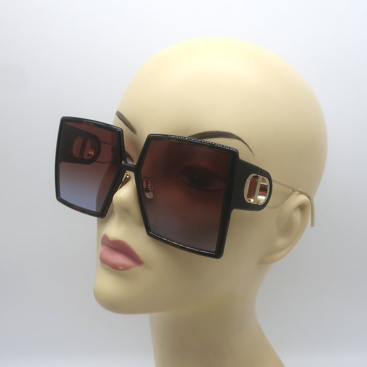 Christian Dior 30Montaigne SU 58mm Square Sunglasses Dark Tortoise 22F2