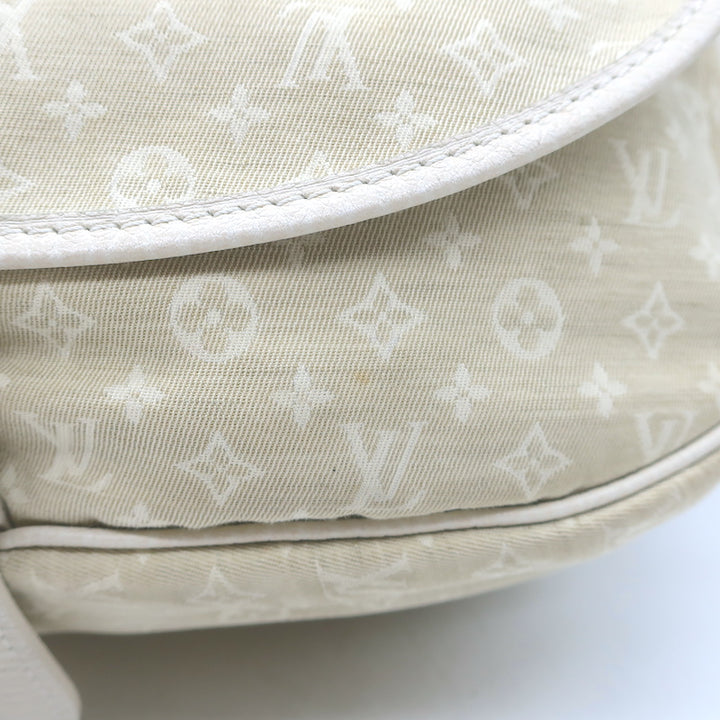 Louis Vuitton Mini Lin Saumur 30 Crossbody Bag Ecru Monogram Canvas