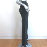 Saint Laurent 90's High Waist Straight Leg Jeans Black Denim Size 29