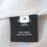 Isabel Marant Etoile Hervey Drawstring-Hem Top Silver Size 34 Sleeveless Blouse