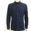 John Varvatos Merino Wool Button-Up Shirt Navy Size Medium