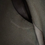 Michelle Mason Cape Blazer Black Stretch Suiting Size 2