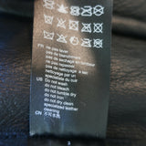 Sandro Double Breasted Lamb Fur Coat Black Size 1