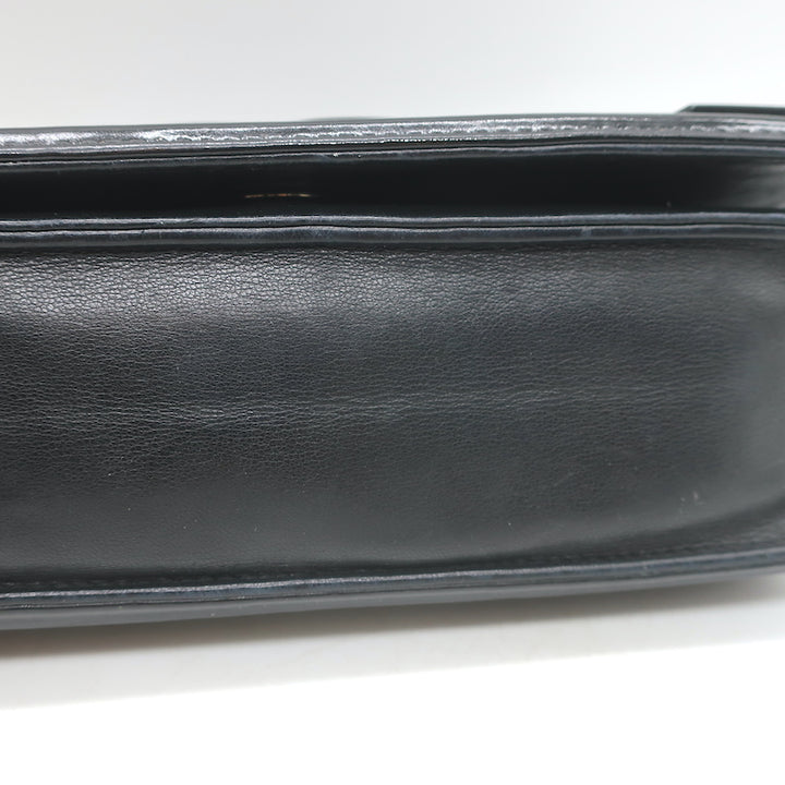 Chanel Boy Brick Striped Flap Bag Black &amp; White Patent Leather Small Crossbody