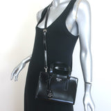 Prada Re-Edition 1995 Mini Tote Black Spazzolato Leather Crossbody Bag