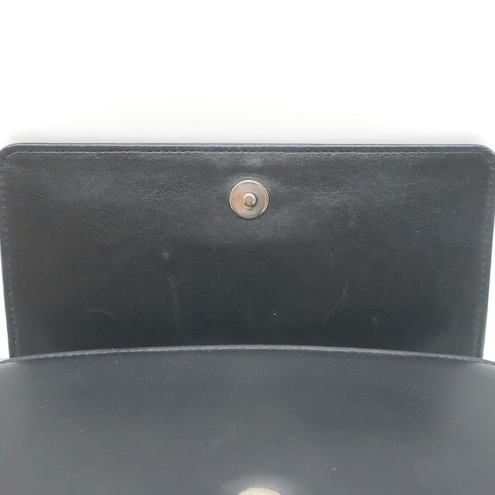 Chanel Boy Brick Striped Flap Bag Black &amp; White Patent Leather Small Crossbody