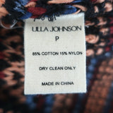 Ulla Johnson Puff Sleeve Top Elara Multicolor Striped Knit Size Petite