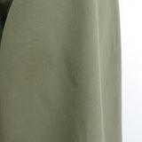 Nili Lotan Dillon Pleated Wide Leg Pants Army Green Stretch Cotton Size 0