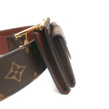 Louis Vuitton Ceinture Pochette Duo Belt Bag Brown Monogram Canvas Size 32 NEW