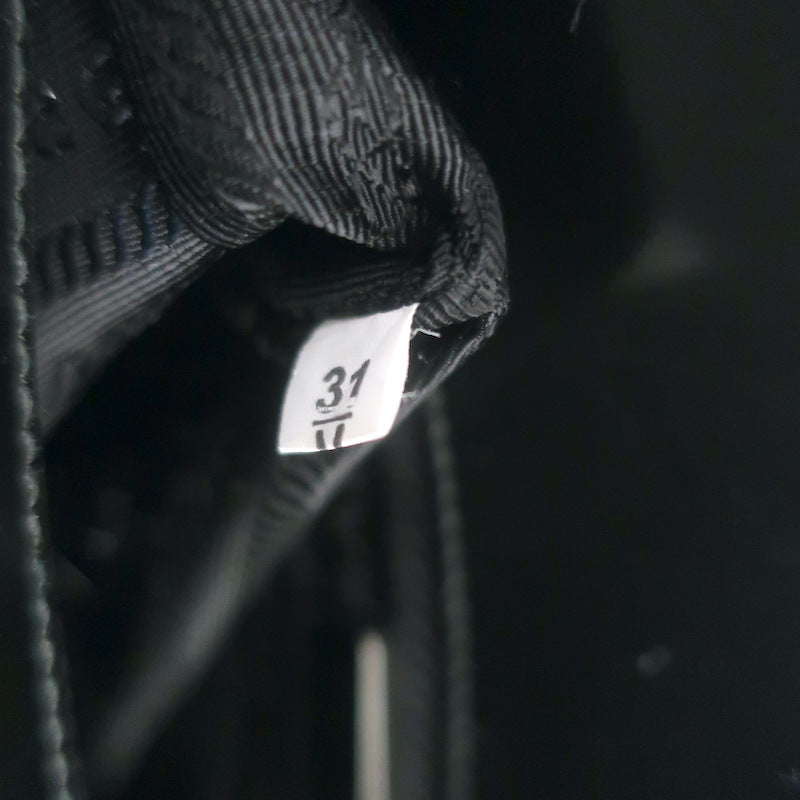 Prada Re-Edition 1995 Mini Tote Black Spazzolato Leather Crossbody Bag