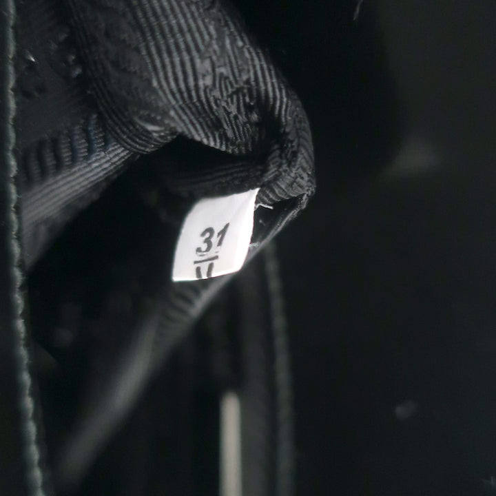Prada Re-Edition 1995 Mini Tote Black Spazzolato Leather Crossbody Bag