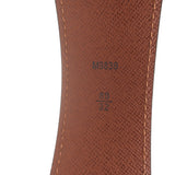 Louis Vuitton Ceinture Pochette Duo Belt Bag Brown Monogram Canvas Size 32 NEW