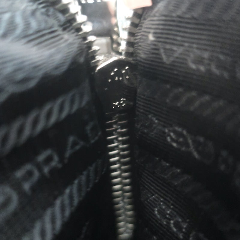Prada Re-Edition 1995 Mini Tote Black Spazzolato Leather Crossbody Bag